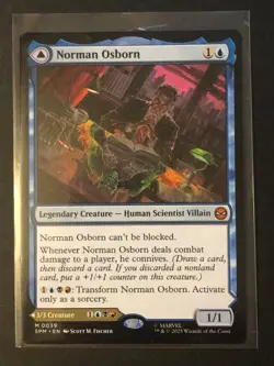 MTG Magic Green Goblin Spider Man M0039 Non Foil Osborn - Image 2