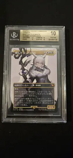 Y'shtola, Night's Blessed Borderless JPN Non Foil BGS Pristine 10 Graded Card - Image 1