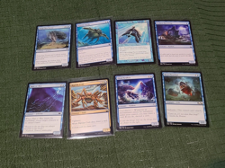 MTG Sea Creature x8 Deep Sea Terror/Shoal Kraken/Riptide Turtle/Wormfang Turtle - Image 1