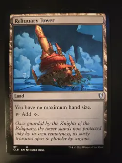 Reliquary Tower NM Commander Legends: Battle for Baldur's Gate MTG FREE SHIPPING - Image 1