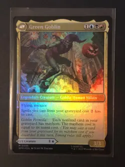 MTG Spider-Man Foil Green Goblin Norman Osborn M0039 SP - Image 1