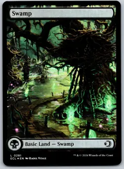 Swamp (0281) Foil L Lorwyn Eclipsed 281 NM - Image 1