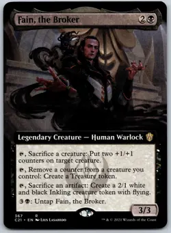 Fain, the Broker (Extended Art) R Commander 2021 367 NM - Image 1