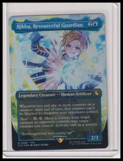 Rikku, Resourceful Guardian (Borderless) (Chocobo Track Foil) Commander: - Image 1