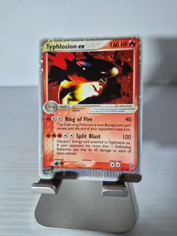 Pokemon TCG Typhlosion EX Sandstorm Holo Card 99/100 Rare - Image 1