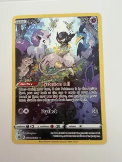 Pokemon Sleeping Mew Crown Zenith Galarian Gallery GG10/GG70 NM 💎 - Image 1