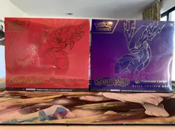 Pokemon Center Exclusive Scarlet and Violet Base ETB Set of 2 - Brand New Sealed - Image 1