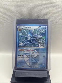 2013 Pokemon Black & Whit Plasma Freeze 23/116 Glaceon Cracked Ice Holo Rare - Image 1