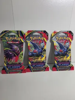 (LOT of 3 )Pokemon TCG Mega Evolution Phantasmal Flames Sleeved Booster Pack NEW - Image 2