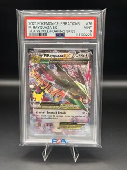 Pokemon PSA Slabs! Pikachu , Squirtle , Rayquaza Lot - Image 3