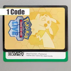 1 Pokemon TCG Online Code - Mega Evolution Phantasmal Flames Elite Trainer Box - Image 2