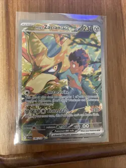 Hop's Zacian ex Pokemon Journey Together Special Illustration Rare 186/159 NM - Image 1