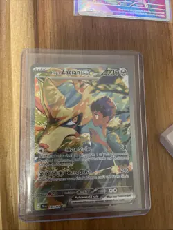 Hop's Zacian ex Pokemon Journey Together Special Illustration Rare 186/159 NM - Image 3