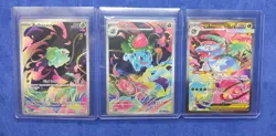 Pokemon TCG - Mega Evolution - Bulbasaur Ivysaur Venusaur IR SIR Connecting Art! - Image 1