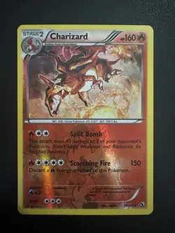 POKEMON TCG CHARIZARD 19/113 B&W LEGENDARY TREASURES REVERSE HOLO RARE!! - Image 1