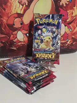 (LOT of 6) Pokemon Scarlet & Violet Surging Sparks Booster Packs lot Sealed 6x - Image 1
