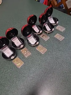 1999 Burger King Pokemon Ball 23K Gold-Plated Full Set (Missing Plastic Stands) - Image 3