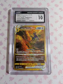 CGC 10 Gem Mint Origin Forme Dialga VSTAR GG68/GG70 Crown Zenith Pokemon TCG - Image 1