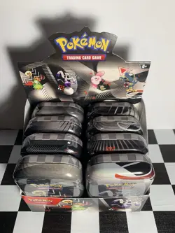 Pokemon Unova Mini Tins Black Bolt White Flare Display 8 Tins - Image 3