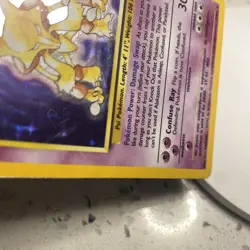 Pokemon - Alakazam 1/102 - 4th print - Holo - LP 1999-2000 - WOTC Vintage 🧠✨ - Image 3