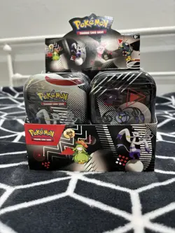 Pokemon TCG Black Bolt White Flare Unova Mini Tin Display Box (8 Tins) - Image 3