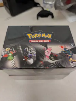 Pokemon Unova Black Bolt White Flare Mini Tin Display 8 tins 16 packs Sealed - Image 1