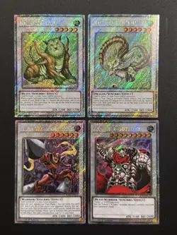 2024 YUGIOH RA03 1ST ED PLATINUM SECRET RARE NATURIA BEAST NM BONUS SET - Image 1