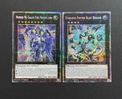 2025 YUGIOH MP25 1ST ED STARLIGHT RARE GALAXY EYES & PHOTON DRAGON NM SET - Image 1