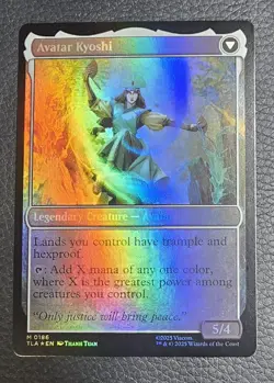 The Legend of Kyoshi Avatar: The Last Airbender Foil MTG NM Magic Card - Image 2