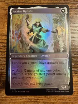 Magic The Gathering MTG Avatar The Legend of Kyoshi Avatar Kyoshi Mythic Foil! - Image 2