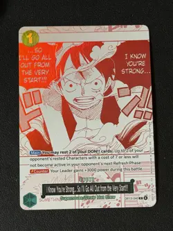 Monkey D. Luffy - OP13-040 - Treasure Campaign Promo - One Piece English - Image 1