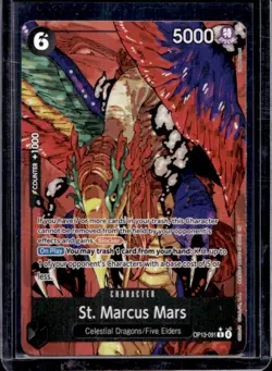 One Piece Card Game Carrying On His Will St. Marcus Mars Alt Art Rare #OP13-091 - Image 1