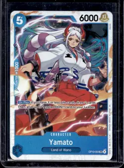 One Piece Card Game Carrying On His Will Yamato English Super Rare #OP13-054 - Image 1