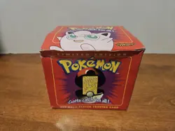 RARE Pokemon JIGGLYPUFF 23K Gold Plated Trading Card 1999 Burger King NEW SEALED - Image 3