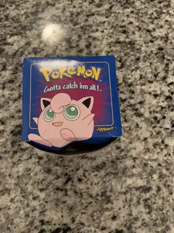 1999 Pokemon 23K Gold Plated Jigglypuff Trading Card Burger King Blue Sealed - Image 1