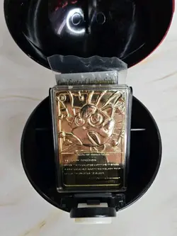 1999 Jigglypuff Pokemon Card 23k Gold Plated Trading Card -Preowned Burger King - Image 4