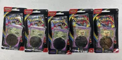 Pokemon Phantasmal Flames Single Pack Booster Blister Set (lot of 5) - Image 1