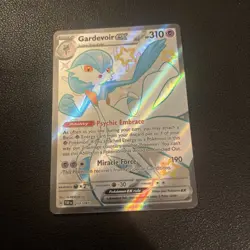 Pokemon TCG Gardevoir EX Full Art Holo Card 217/091 Paldean Fates - Image 1