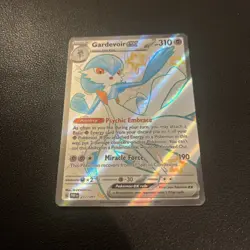 Pokemon TCG Gardevoir EX Full Art Holo Card 217/091 Paldean Fates - Image 2