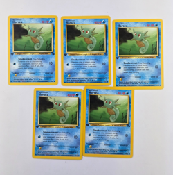 Lot of 5 HORSEA - 49/62 - 1st Edition Fossil - Common - Pokemon Cards - Image 1