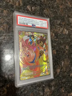 Son Goku Dawn of Divinity BT8-109 SPR Foil Dragon Ball Super Card Game | PSA 10 - Image 3