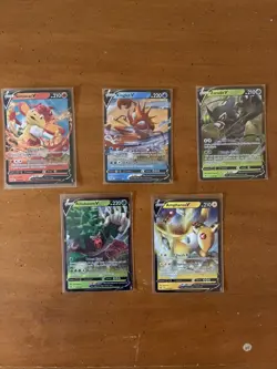 Lot Of 5 Pokemon V Cards NM - Image 1
