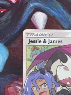 Pokemon TCG Hidden Fates Trainer Jesse and James Ultra Rare Full Art Card 68/68 - Image 5