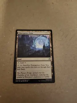 Emergence Zone War of the Spark Regular Card, Near Mint Condition - Image 1