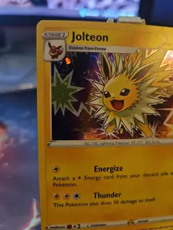 Pokemon Jolteon TCG SWSH094 Sword & Shield Black Star Promo Holo Card NM - Image 2