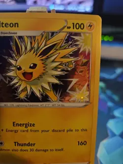 Pokemon Jolteon TCG SWSH094 Sword & Shield Black Star Promo Holo Card NM - Image 3