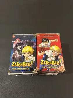 Fifty (50) BANDAI CCG TCG ZATCH BELL! The Card Battle Series 1 Booster Packs - Image 1