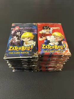 Fifty (50) BANDAI CCG TCG ZATCH BELL! The Card Battle Series 1 Booster Packs - Image 2
