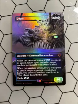 MTG | Deceit (Borderless) - Lorwyn Eclipsed (ECL) | 🌟Foil 🌟 - Image 1
