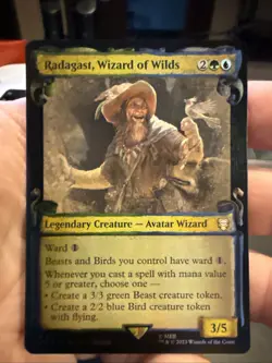 Radagast, Wizard of Wilds (Showcase Scrolls Foil) Lord of the Rings 473 NM - Image 1